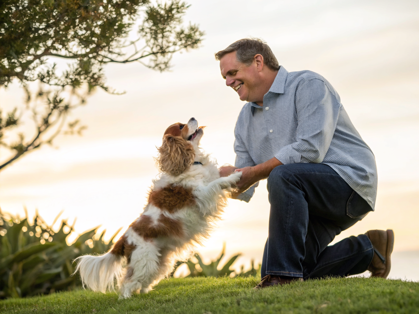 Robert K. with Oliver
