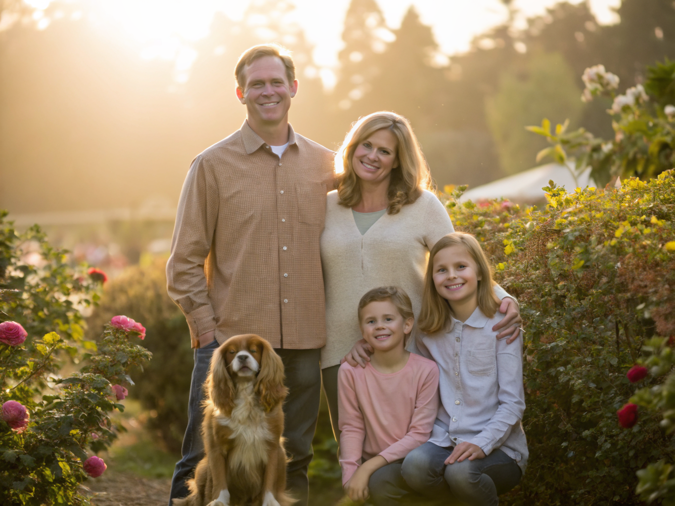 The Thompson's with Beau